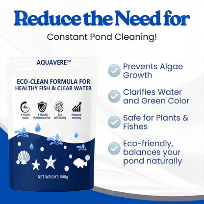 Official Store 丨AQUAVERE™ ECO-CLEAN FORMULA FOR  HEALTHY FISH & CLEAR WATER