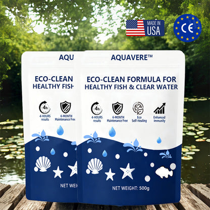 Official Store 丨AQUAVERE™ ECO-CLEAN FORMULA FOR  HEALTHY FISH & CLEAR WATER