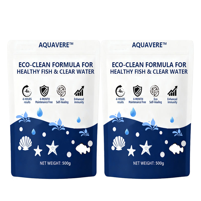 Official Store 丨AQUAVERE™ ECO-CLEAN FORMULA FOR  HEALTHY FISH & CLEAR WATER