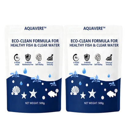 Official Store 丨AQUAVERE™ ECO-CLEAN FORMULA FOR  HEALTHY FISH & CLEAR WATER